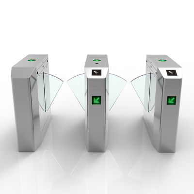 Szerokość przejścia 550 mm RFID Flap Turnstile Wysuwane wejście do mieszkania