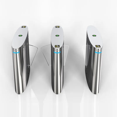 Kontrola dostępu ze stali nierdzewnej klasy 304 Bariera z klapą obrotową AC220V 50HZ