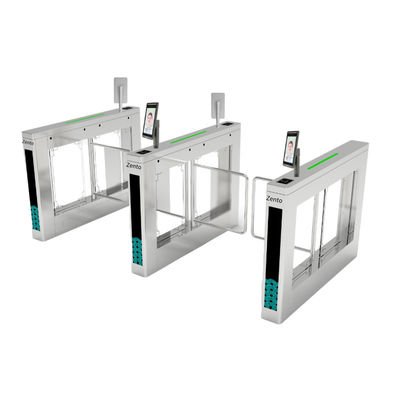 Oszczędność przestrzeni Zento Swing Gate Turnstile Slim Design Dual Direction Access Control Z LED Indicator
