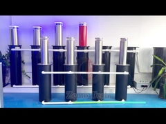 Automatyczne wyciągające się bolary parkingowe z paskiem odblaskowym