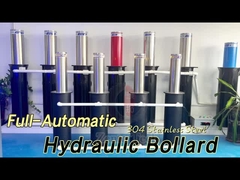 Wyciągający się hydrauliczny podnoszący się bołard dla bezpieczeństwa Wzniesienie wysokości 600 mm-1200 mm Grubość 6 mm