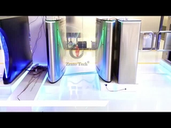 Akrylowa barierka z klapą na ramię z odciskiem palca 40 osób / min